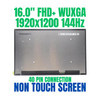 1 of 5-image forN160JME-GTK 16.0" 1920x1200 40 Pin laptop LCD LED Screen Display Panel Non Touch