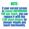 3 of 15-image forLenovo ThinkPad X9-14 Gen 1 Aura Edition 21QA007VPE 14.0" 2880x1800 2.8K OLED Complete Hinge Up Touch Screen Assembly