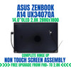 1 of 8-image for14.0" Asus Zenbook A14 UX3407RA OLED LCD Display Complete Non Touch Screen
