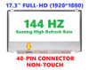 1 of 5-image for17.3" B173HAN03.2 1920x1080 40 Pin 144hz LCD Non Touch Screen Display Panel