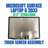 1 of 1-image forMicrosoft Surface Laptop 6 13.5" 2033 LCD Display Touch Screen Assembly