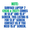 7 of 7-image forMicrosoft Surface Laptop 7 2036 13.8" 2304x1536 Touch Screen Assembly