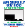 1 of 9-image forUHD OLED LCD Touch Screen Assembly ASUS ZenBook Flip 13 UX363 UX363JA-WB502T