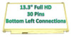 2 of 11-image forB133han02.7 hw1b LCD Screen 13.3" LED 1920x1080 FHD Display LPD