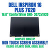 1 of 8-image forDell Inspiron 16 Plus 7620 16" Complete QHD+ LCD Assembly T30JX Sky Blue