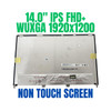 1 of 6-image for14.0" LCD Screen B140UAN01.0 Dell 0WDF3Y EDP 1920X1200 Non Touch 30 Pin