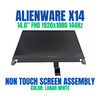 1 of 8-image forDell ALIENWARE X14 R1 FHD 144hz Lunar WHITE Screen 5HX3N 6JVV2 PPCRY