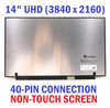 1 of 10-image forLenovo 5D10V82349 FRU CSOT 14" UHD Glare small Screen LED Display