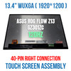1 of 9-image forScreen ASUS ROG FLOW Z13 GZ301ZC-PS73 13.4" FHD+ Touch Screen Assembly