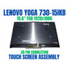 1 of 7-image forLCD Touch Screen Digitizer Assembly Bezel Lenovo Yoga 730-15IKB 81CU0009US