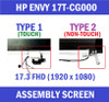 5 of 5-image forHP Envy 17.3" 17m-cg0013dx Glossy FHD LCD Touch Screen Complete Assembly Silver