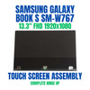 1 of 5-image forSamsung Galaxy Book S NP767XCM 13.3" FHD LCD LED Touch Screen Assembly Complete