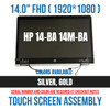 1 of 10-image forHP Pavilion x360 14M-BA114DX 14M-BA 14 Laptop Touch Screen Complete Assembly