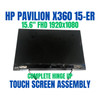1 of 5-image forN57575-001 HP Pavilion x360 15T-ER 15-ER FHD LCD Touch Screen Complete Assembly