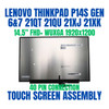 1 of 5-image forLenovo ThinkPad P14s Gen 6 21QT000PMB 14.5" 1920x1200 40 Pin Touch Screen Assembly