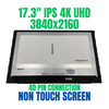 1 of 9-image forHP L92496-001 4K 17.3" LCD Screen Display Panel 3840X2160 40 pin eDP