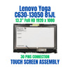 1 of 7-image for13.3" FHD Touch Screen Assembly Screen Lenovo Yoga C630 81jl001hmx