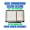 1 of 7-image forASUS CHROMEBOOK C523NA-BS01-CB 15.6" 1920x1080 Full HD Touch Screen Assembly