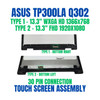1 of 11-image forHD LED LCD Display HB133WX1-402 Touch Screen Digitizer ASUS TP300 1366x768