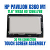 1 of 5-image for11.6" LCD LED Touch Screen Assembly LP116WH7-SPB2 HP Pavilion x360 11-U HD