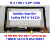 1 of 5-image for1080p IPS LCD Display Touch Screen Bezel TOSHIBA Satellite Radius P55W-B5220