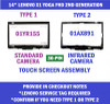 2 of 6-image for14" FHD Touch Screen Assembly Lenovo Thinkpad X1 Yoga 2nd Gen FRU 01AX894