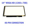 1 of 6-image forLenovo Chromebook 5d10l60142 B140xtk01.0 H/w:6a REPLACEMENT TABLET LCD Screen 14.0" WXGA HD LED DIODE Touch