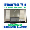 1 of 4-image for15.6" UHD 4K 3840x2160 IPS LCD Screen LED Display Touch Digitizer Assembly Lenovo Yoga 710-15IKB 80V5