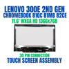 1 of 6-image for11.6" LCD Touch Screen Assembly Lenovo 300e Chromebook 2nd Gen 5D10T79505