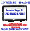 1 of 3-image for12.5" LED LCD Touch Screen Digitizer Display Lenovo ThinkPad S1 Yoga 1366x768