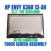 1 of 3-image for13.3" LED REPLACEMENT HP x360 Envy 13-ah0029tu 13-ah IPS LCD Screen Touch Digitizer Assembly NV133FHM-N52