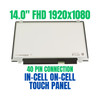 1 of 8-image forLED LCD Touch Screen Digitizer Dell DP/N 0JTP6X JTP6X 14" IPS FHD