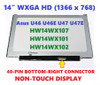 1 of 10-image for14.1" 1366x768 LCD Screen HW14WX101 HW14WX103 HW14WX107 ASUS U46 U46E U47 U47E