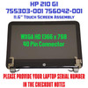 1 of 6-image for755303-001 11.6" HD WLED SVA LCD LED Touch Screen Display Assembly Silver