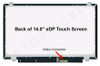 4 of 6-image forB140XTK01.0 HW6A LCD Screen Glossy HD 1366x768 Display 14.0"