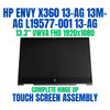 1 of 6-image forHP Envy X360 13-AG 13M-AG 13.3" LCD LED Screen Touch Panel Complete Assembly
