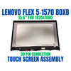 1 of 6-image forLenovo 5D10N46974 15.6" IPS FHD LCD Touch Screen Assembly Digitizer Board Bezel