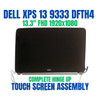 1 of 7-image for13.3" LCD Display assembly Dell XPS 13 9333 DFTH4 Touch Screen FHD
