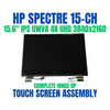 1 of 5-image forL15596-001 HP Spectre x360 Convertible 15-ch001TX Display Touch Screen Assembly