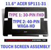 1 of 7-image forAcer 6M.GL5N1.005 Spin SP111-31 11.6" Touch Screen Laptop Display Bezel