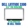 1 of 8-image for13.3" IPS LCD Screen Touch AUO B133HAK02.0 1080p eDP 40 Pin Display Panel