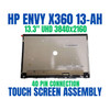 1 of 4-image forHP Envy Laptop 13-ah0048TX L19539-001 13.3" UHD Touch Screen Assembly