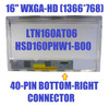 1 of 2-image forToshiba Satellite A665d-s6082 REPLACEMENT LAPTOP LCD Screen 16" WXGA HD LED DIODE