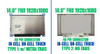 4 of 9-image for14" Touch LCD Screen R140NVFA R1 L42694-ND1 FHD 1920x1080 40 PIN
