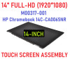 2 of 5-image forHP Chromebook X360 14C-CA0020CA 14" LCD Display Touch Screen Assembly Bezel