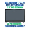 1 of 6-image for4FYMX 04FYMX Dell Inspiron 17 7773 7778 7779 LCD Touch Screen Assembly Bezel