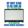 1 of 4-image forHP Envy X360 13M-AG0001DX 13M-AG0002DX LCD Touch Screen Assembly L19577-001