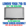 1 of 6-image forN156HCA-EA1 Lenovo Yoga 710-15IKB 80V5 LED LCD Display Touch Screen Assembly