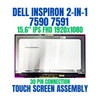 1 of 6-image for15.6" FHD LCD Screen Touch Bezel Assembly B156HAN02.3 NPR9W 0NPR9W