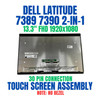 1 of 7-image for13.3" Dell Latitude 7390 Full FHD LCD Display Touch Screen Assembly Top Bezel